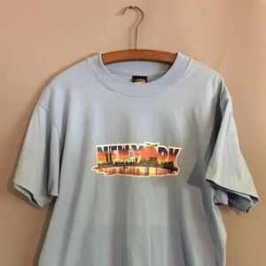 VTG 90s Iron On Big Apple New York City Tshirt